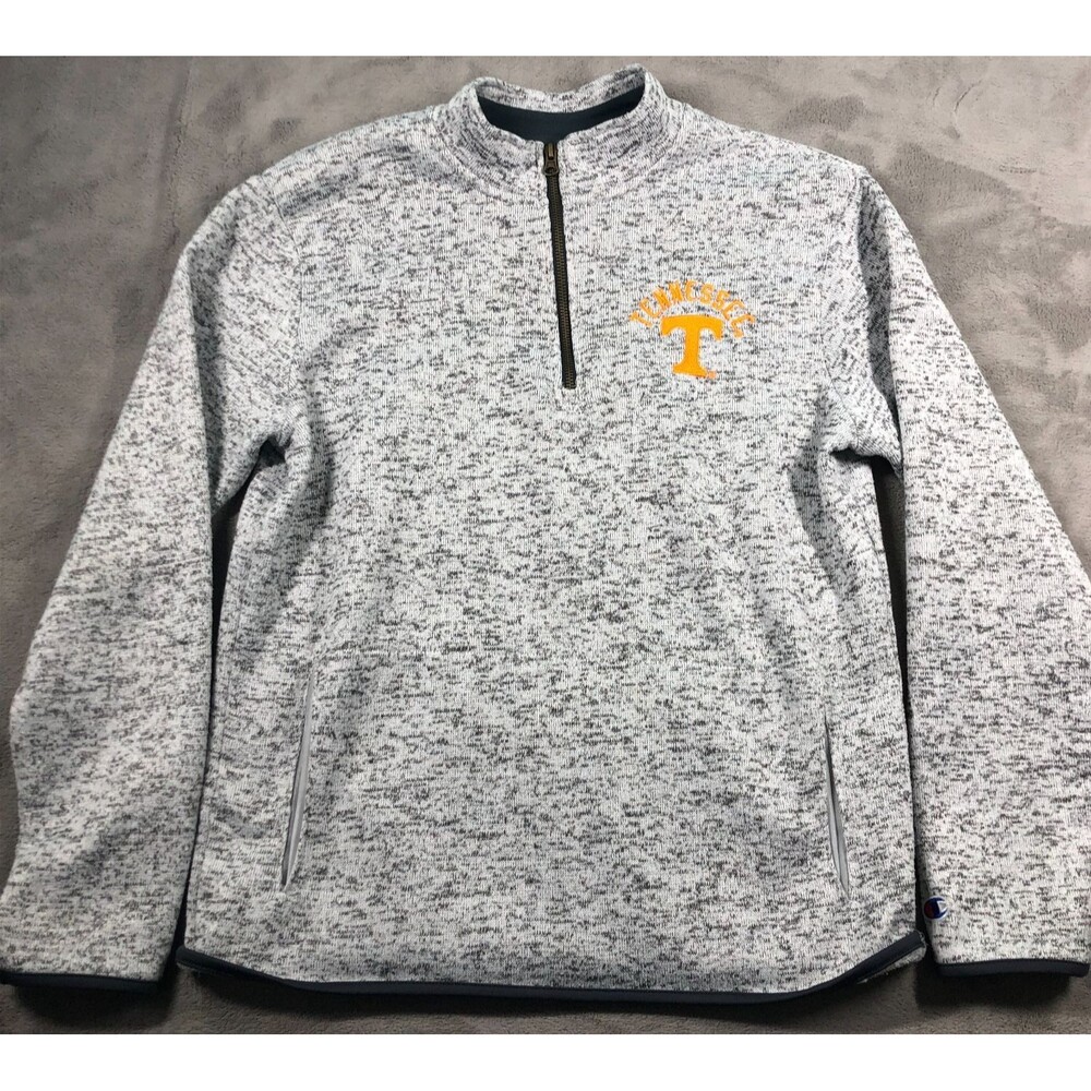 Tennessee Volunteers 1/4 Zip Pullover Womens Heather Gray Medium Champion Vols